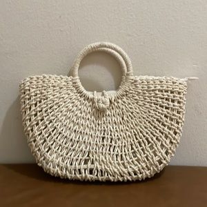 Straw handbag